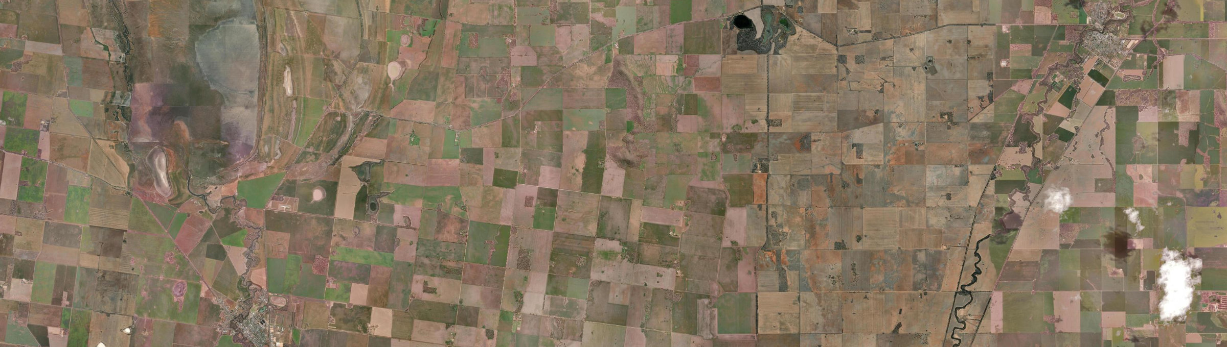 Aerial view of Jeffcott, VIC