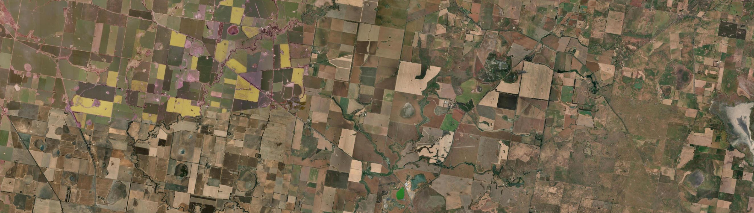 Aerial view of Yalla-Y-Poora, VIC