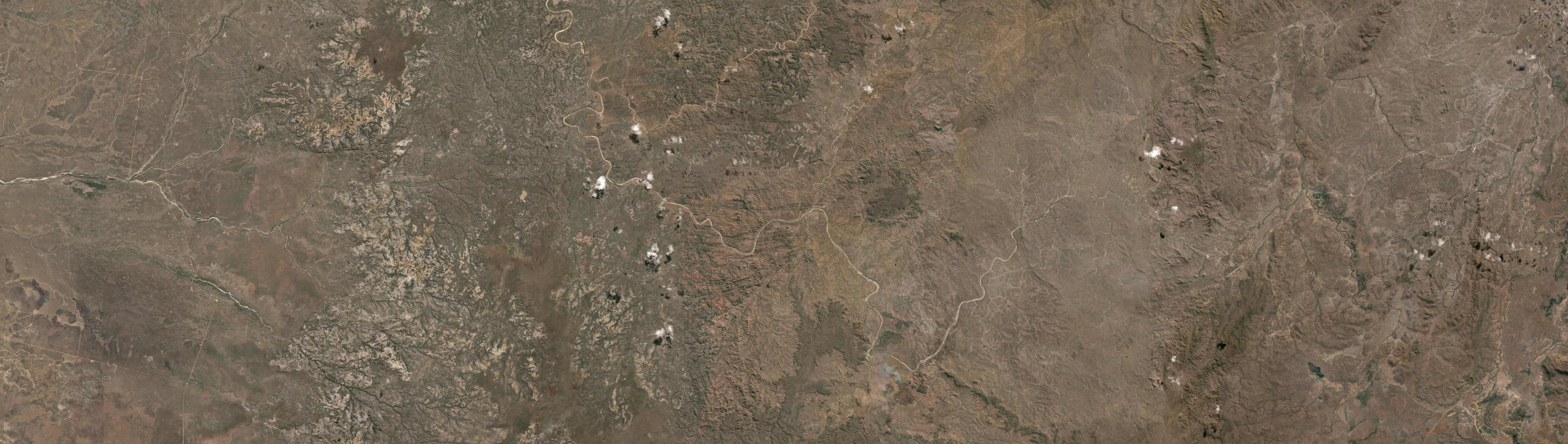 Aerial view of Gilberton (Etheridge - Qld), QLD