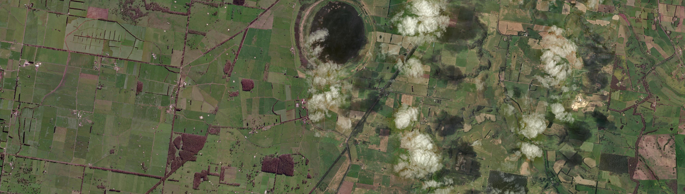 Aerial view of Elingamite, VIC