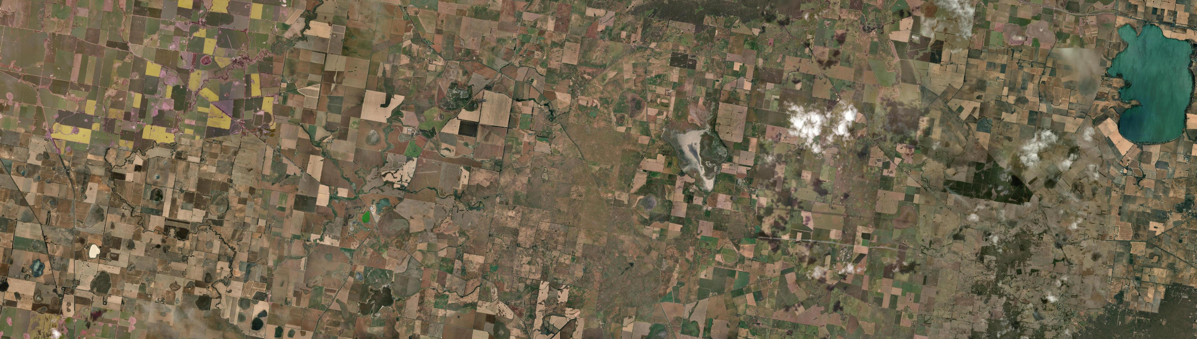 Aerial view of Stockyard Hill, VIC