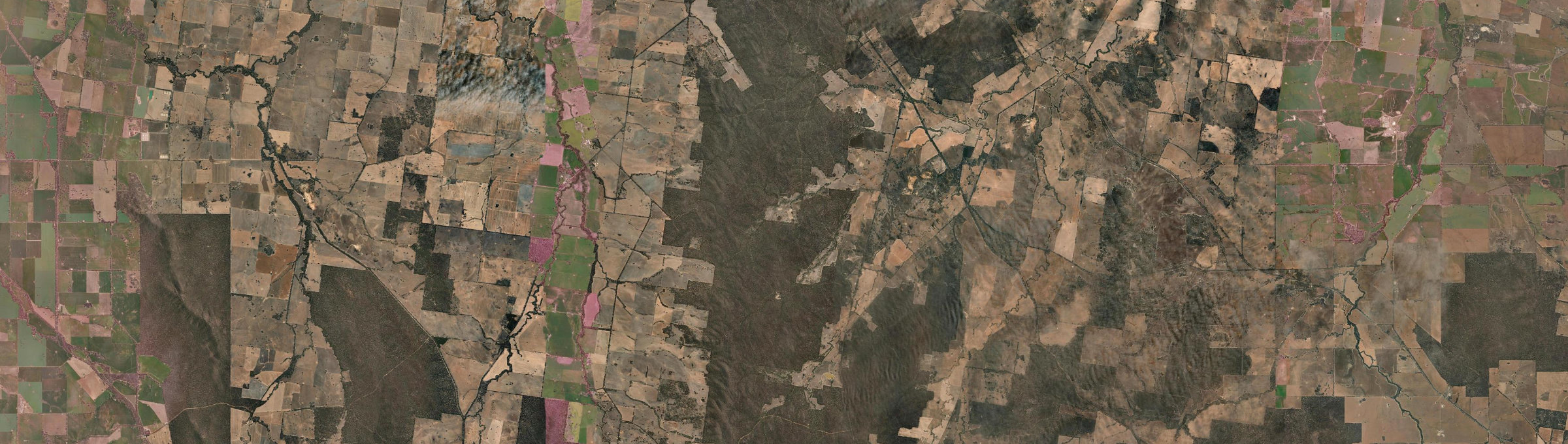 Aerial view of Carapooee West, VIC