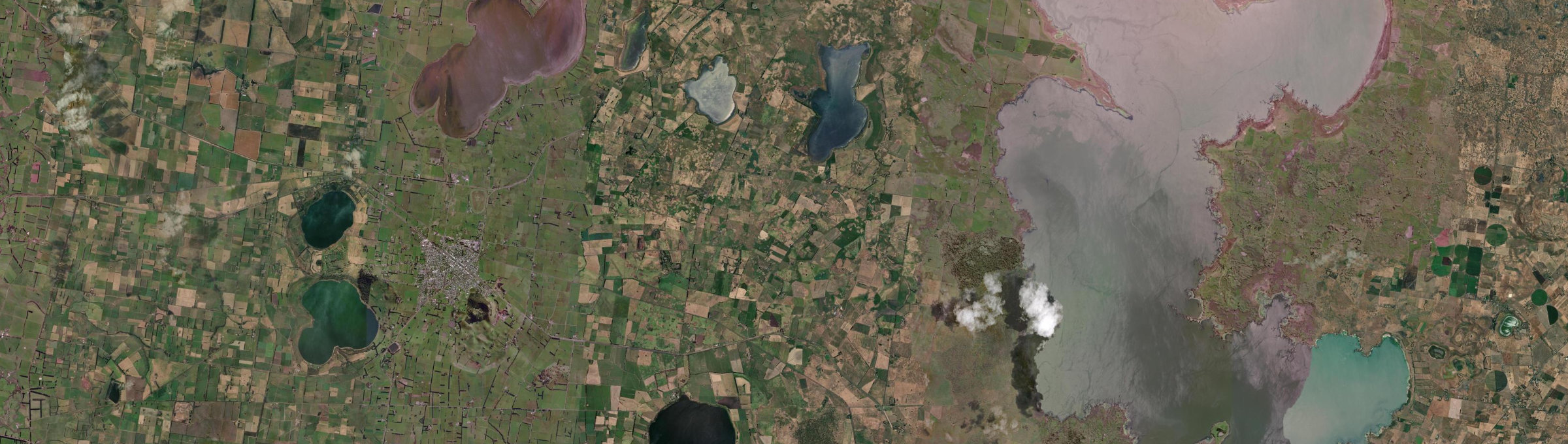 Aerial view of Weerite, VIC