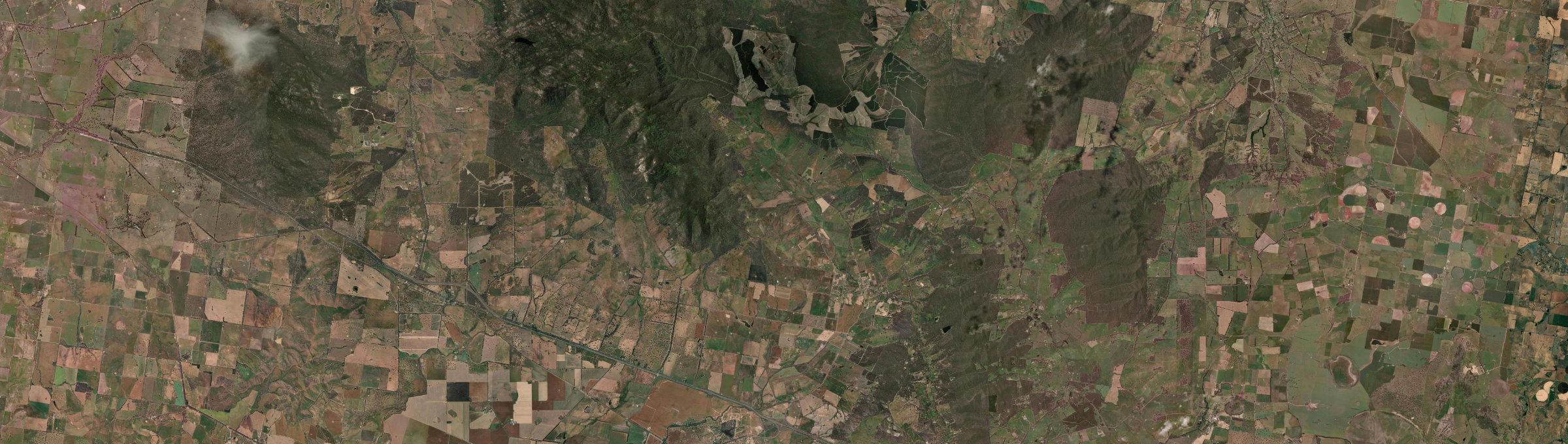 Aerial view of Raglan (Vic.), VIC