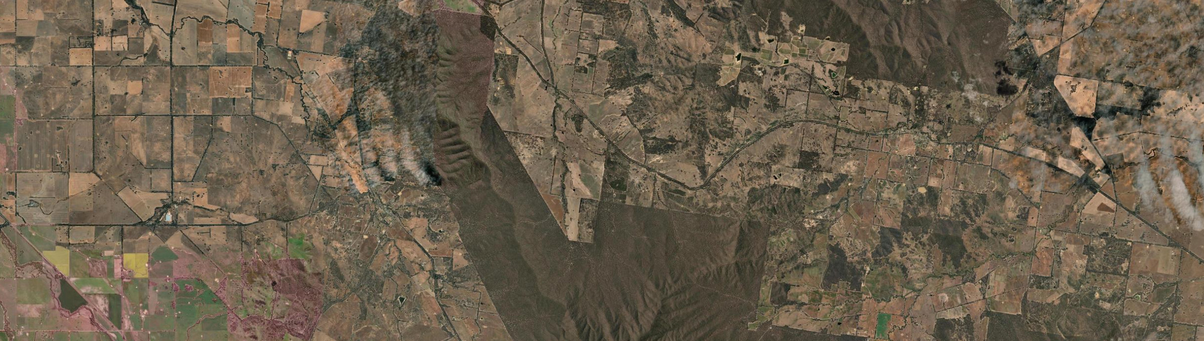 Aerial view of Frenchmans, VIC