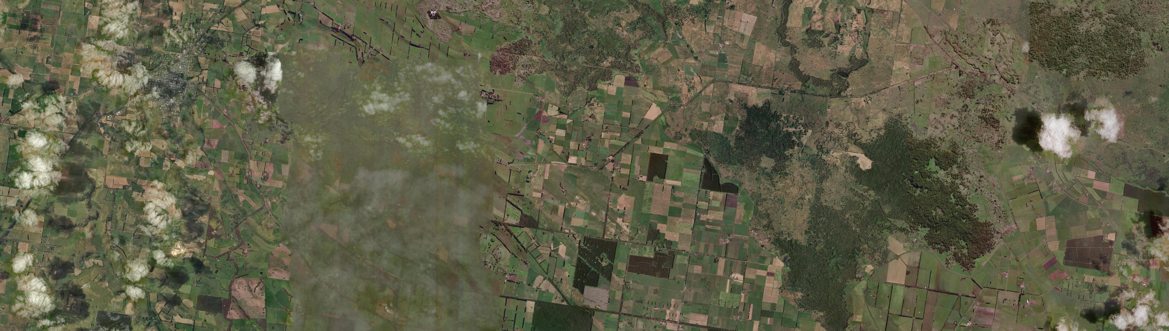 Aerial view of South Purrumbete, VIC