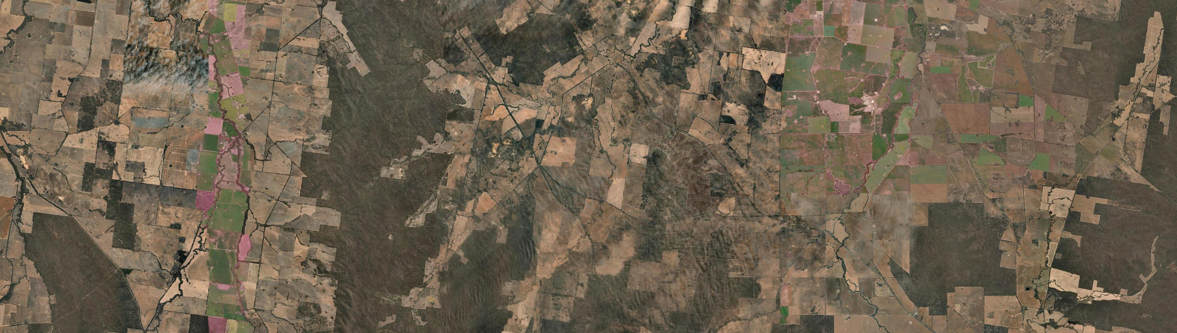 Aerial view of Carapooee, VIC