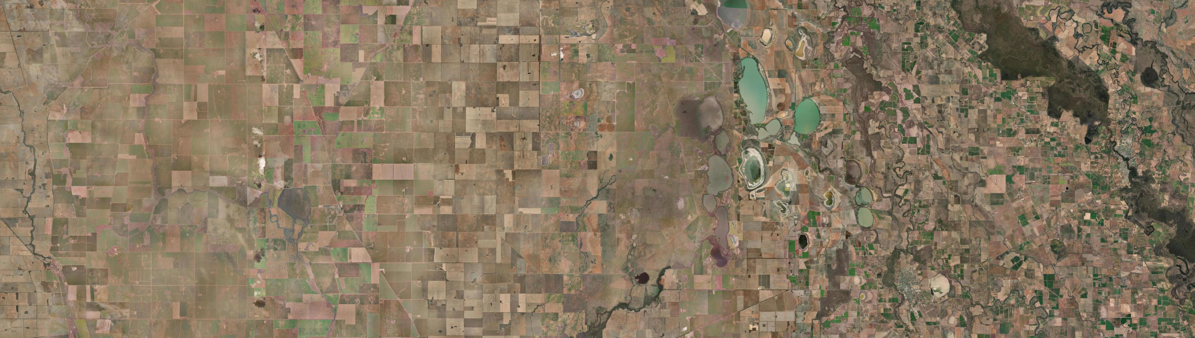 Aerial view of Beauchamp, VIC