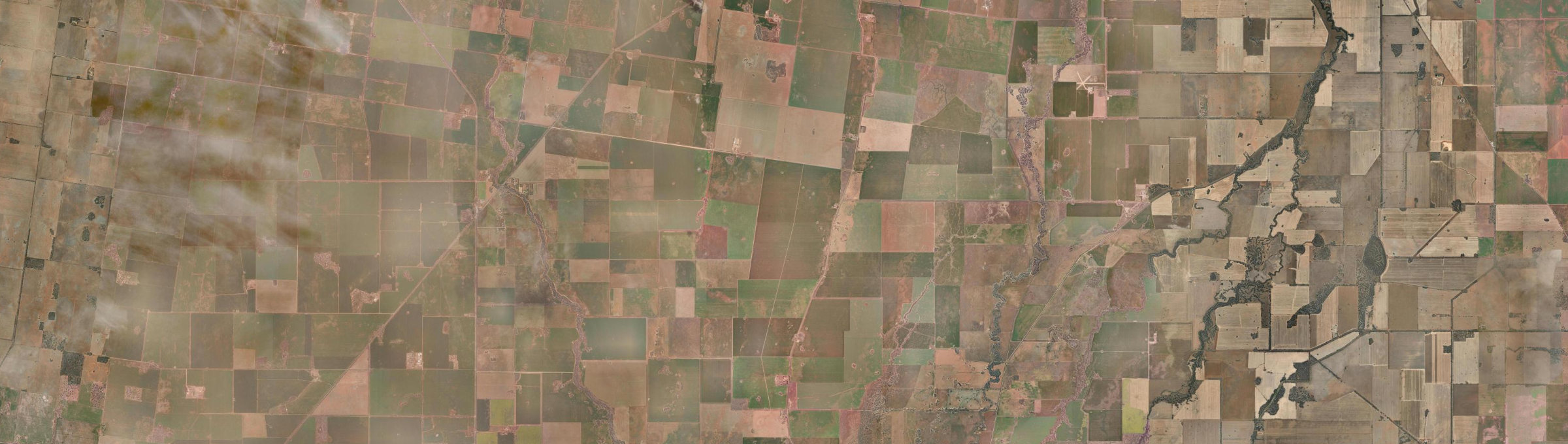 Aerial view of Towaninny South, VIC