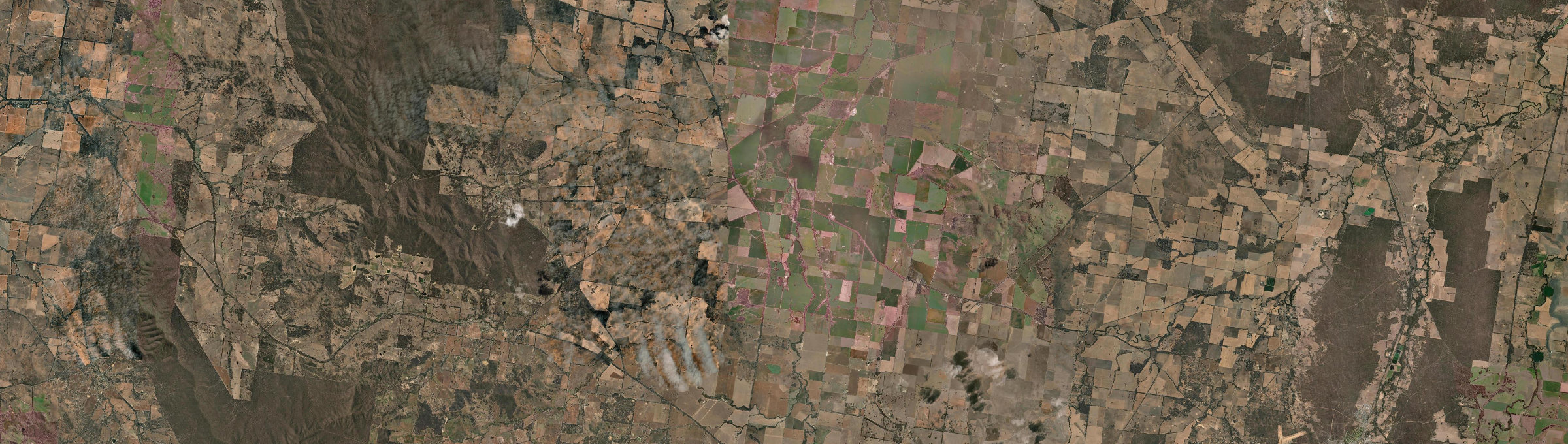 Aerial view of Natte Yallock, VIC