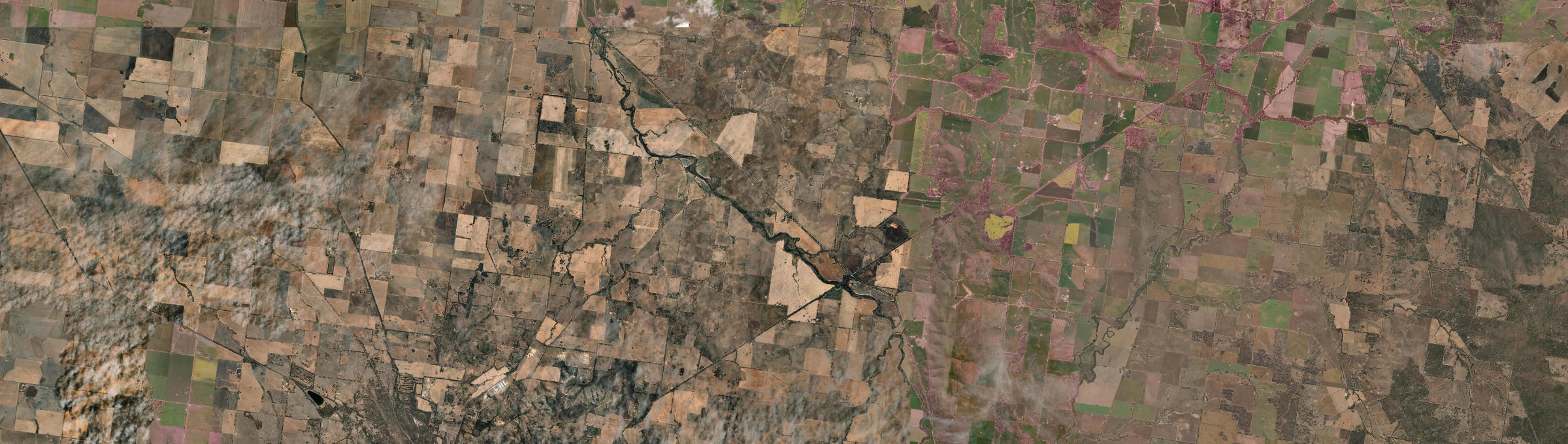 Aerial view of Gowar East, VIC