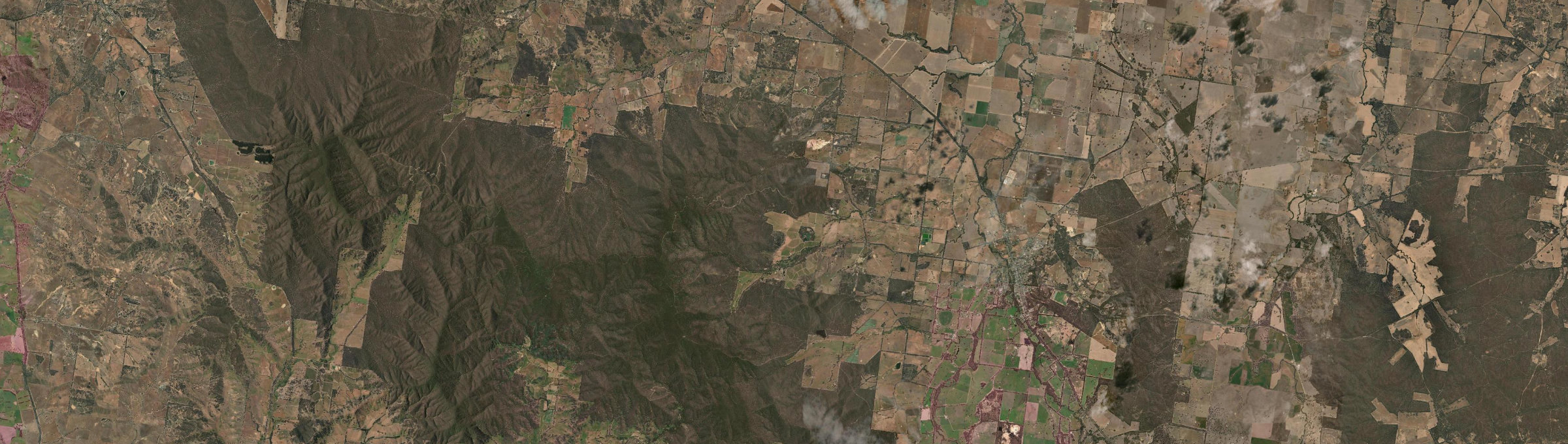 Aerial view of Percydale, VIC