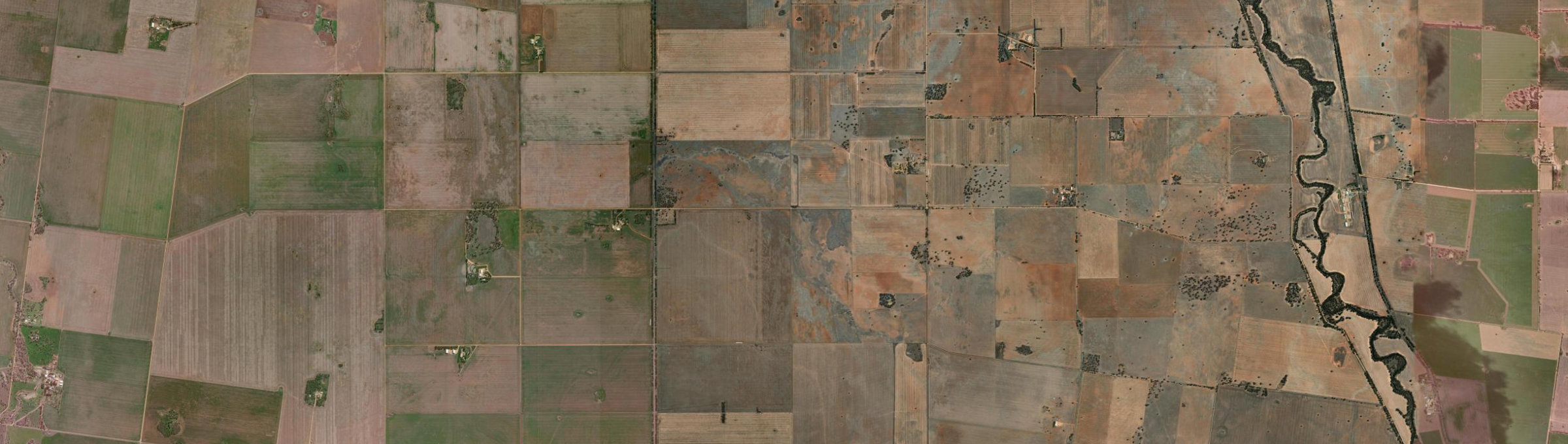 Aerial view of Coonooer West, VIC