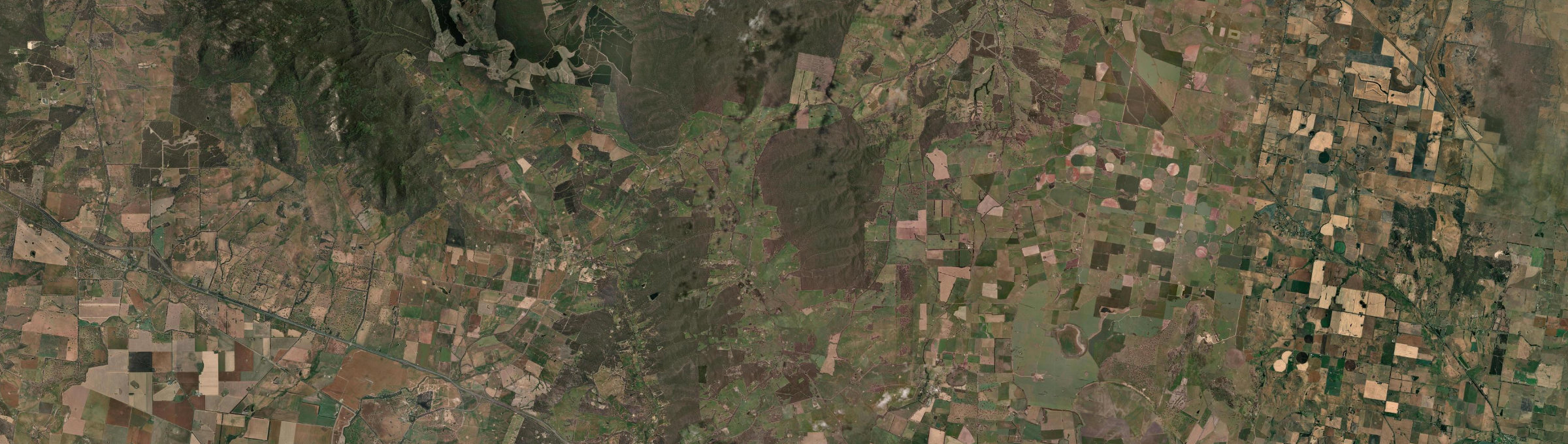 Aerial view of Waterloo (Vic.), VIC