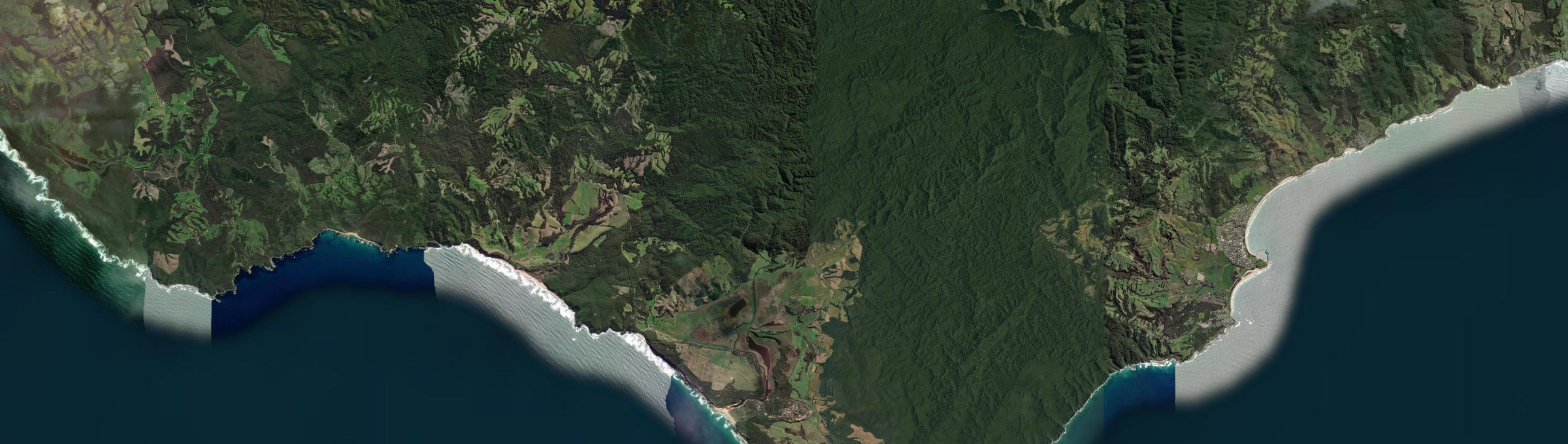 Aerial view of Glenaire, VIC