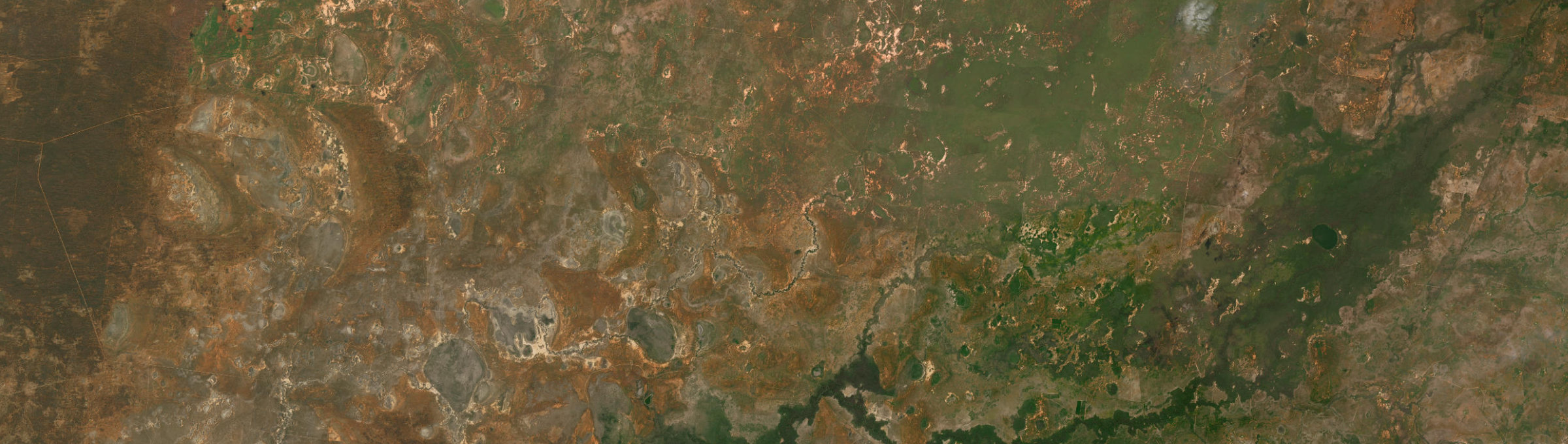 Aerial view of Oxley (Balranald - NSW), NSW