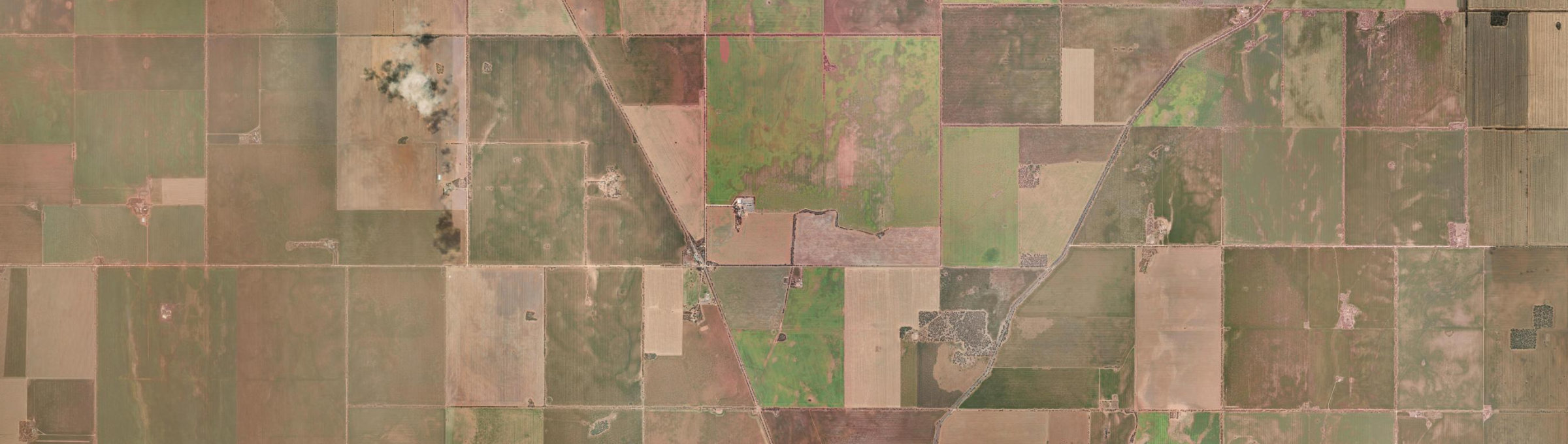 Aerial view of Meatian, VIC