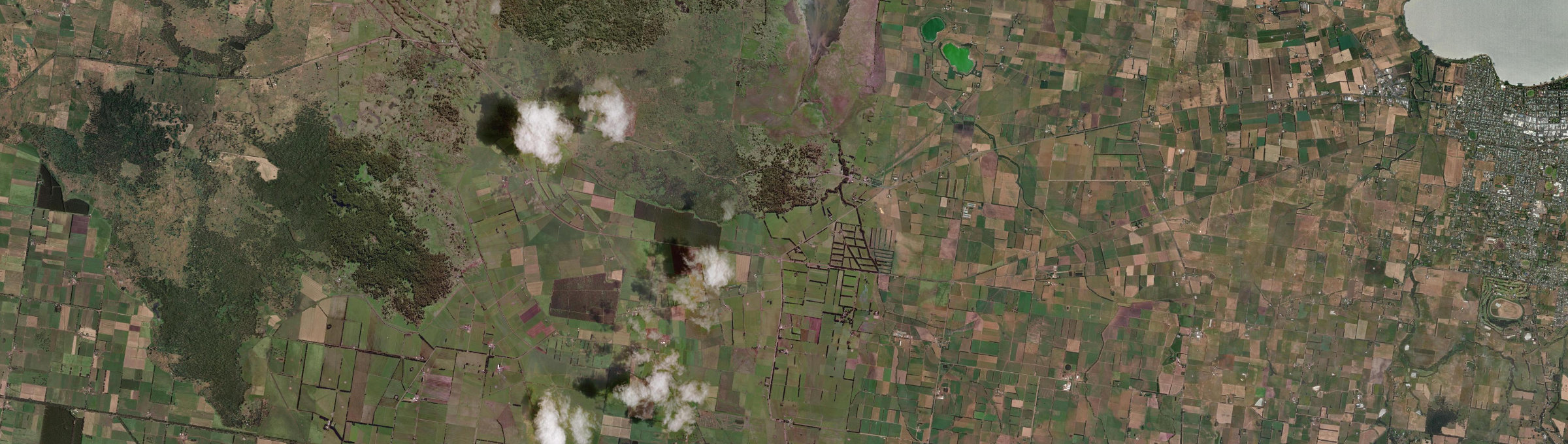 Aerial view of Pirron Yallock, VIC