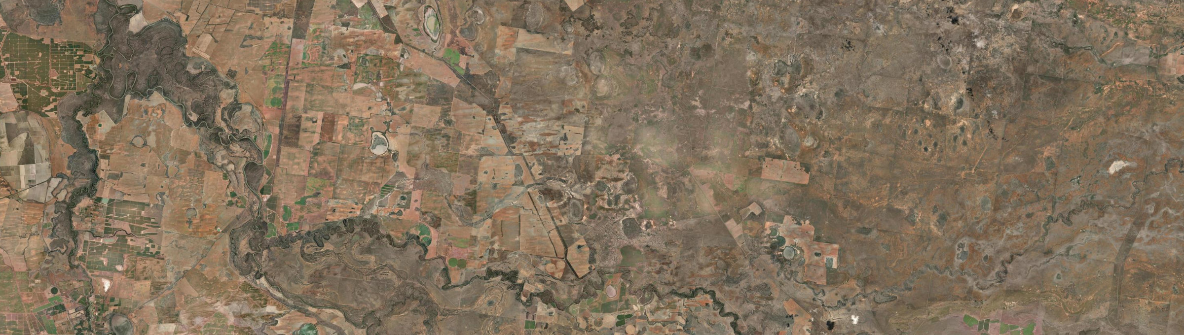 Aerial view of Moolpa, NSW