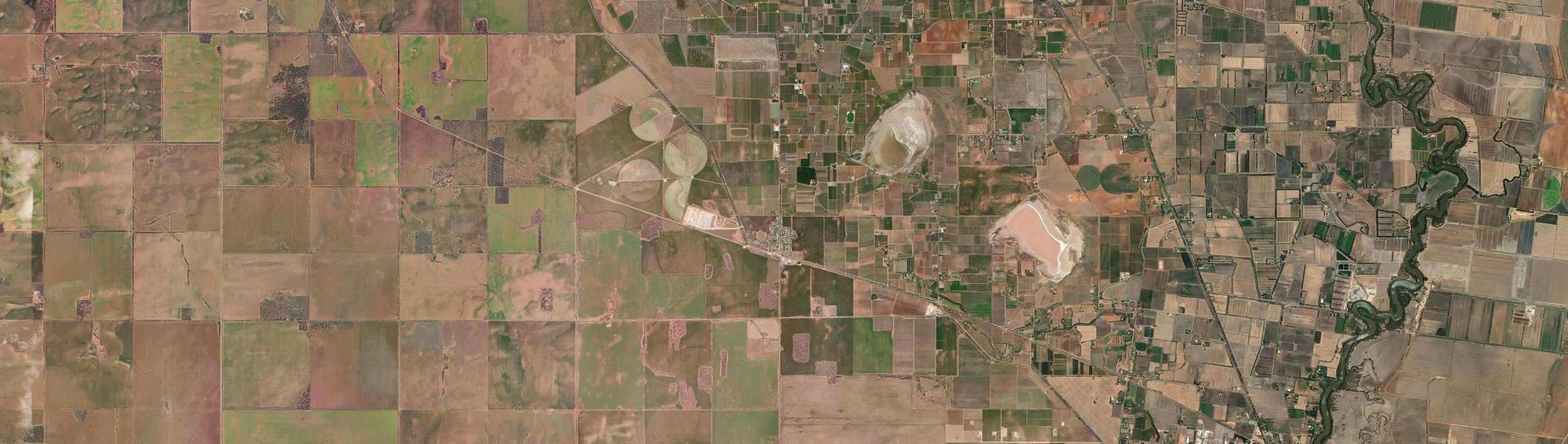 Aerial view of Woorinen South, VIC