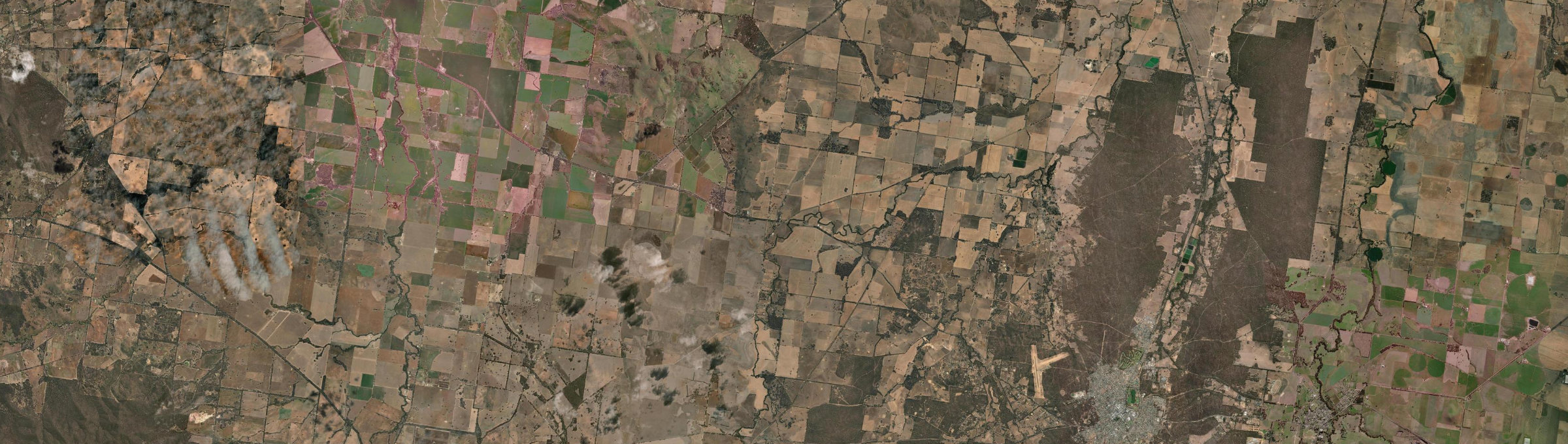 Aerial view of Wareek, VIC