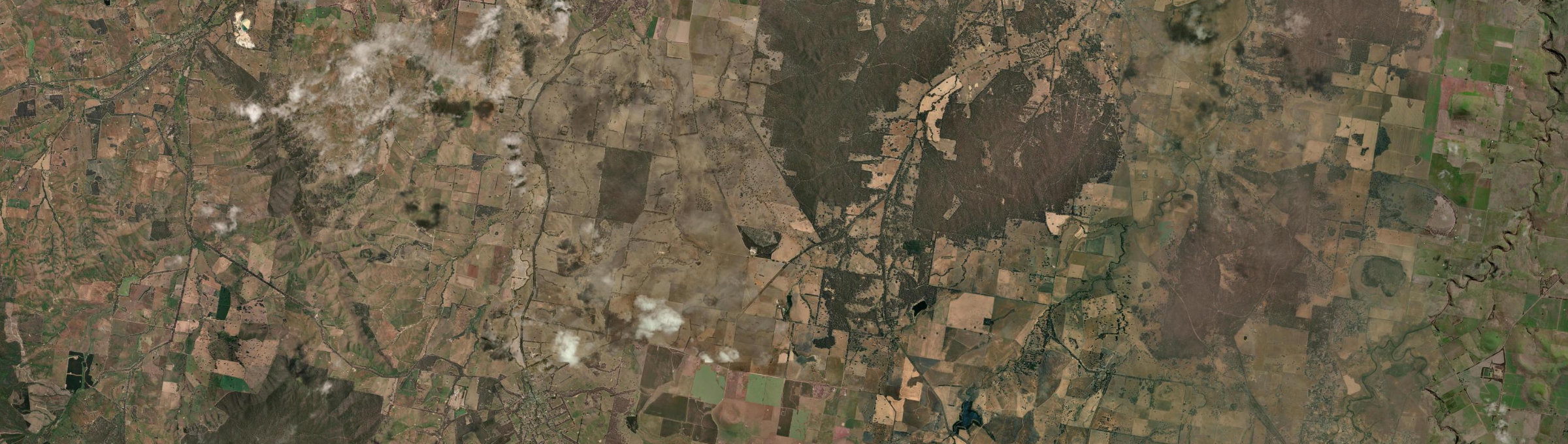 Aerial view of Burnbank, VIC