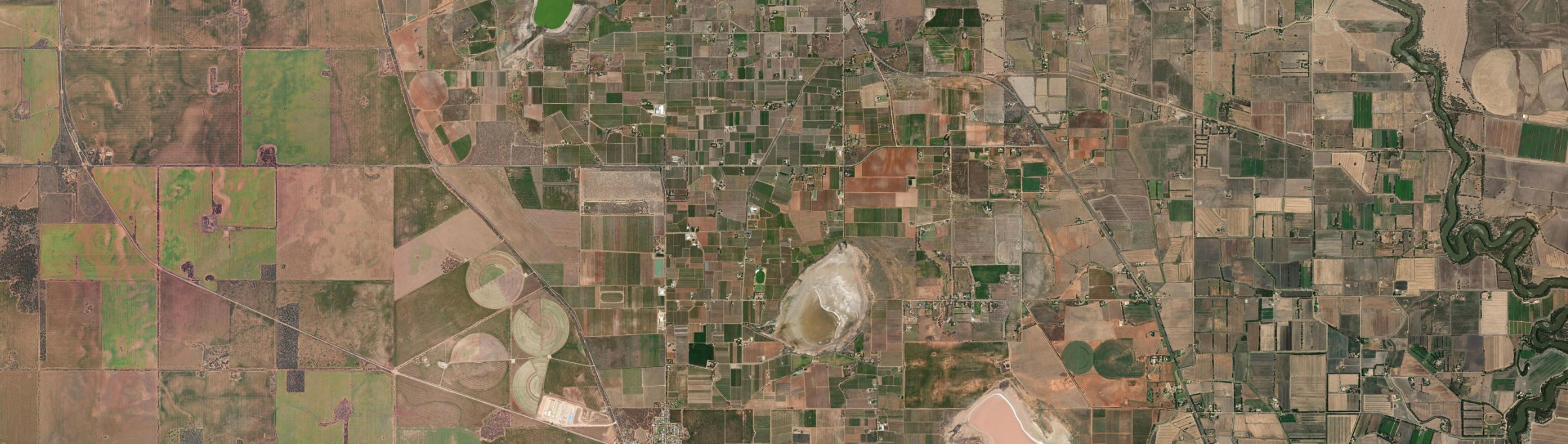 Aerial view of Woorinen, VIC