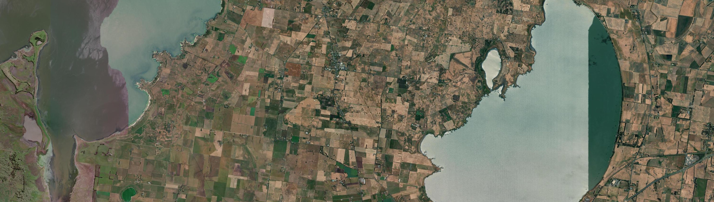 Aerial view of Cororooke, VIC