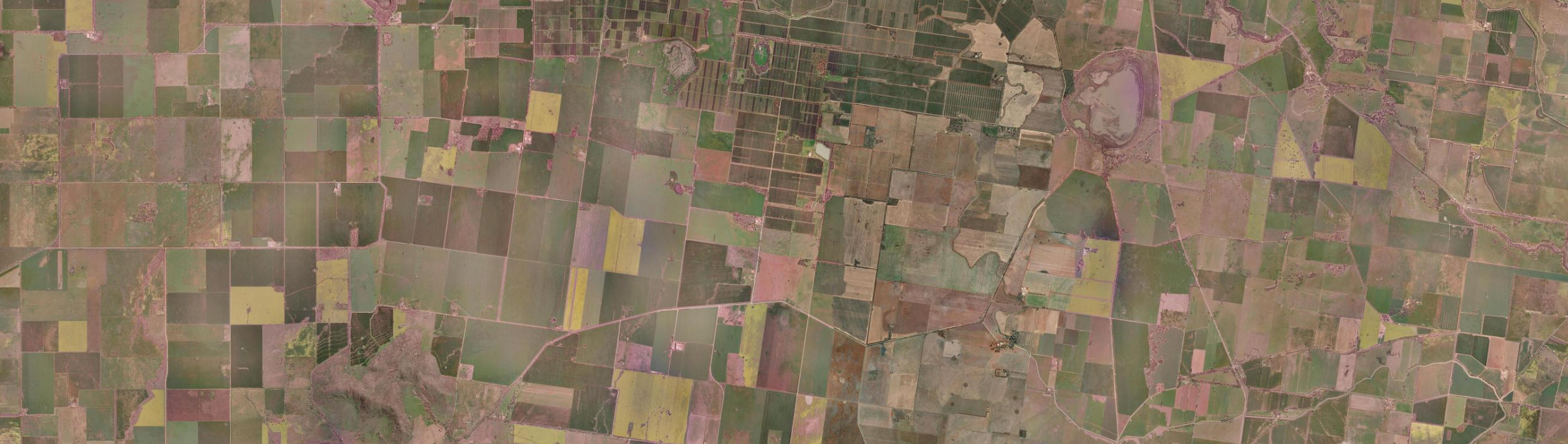 Aerial view of Wychitella North, VIC