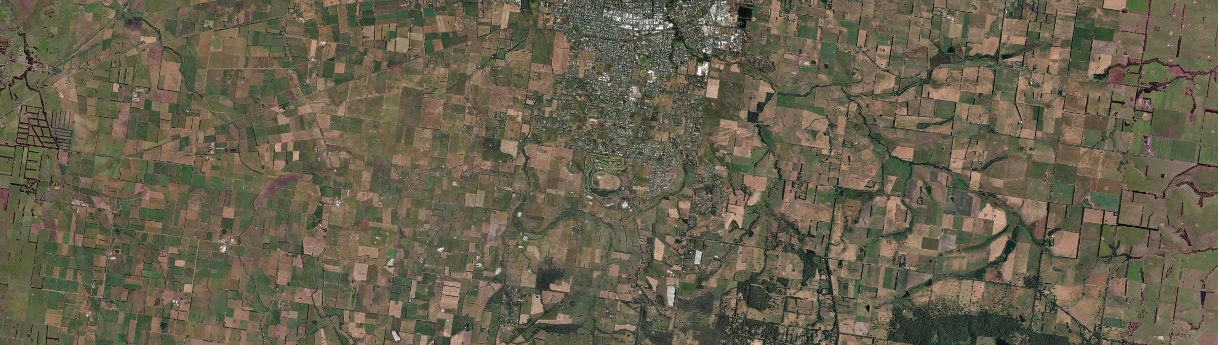 Aerial view of Elliminyt, VIC