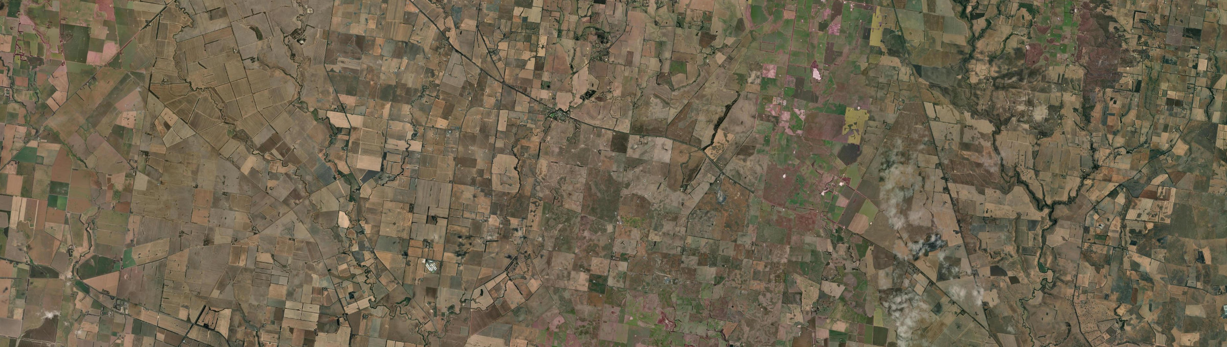 Aerial view of Rokewood, VIC
