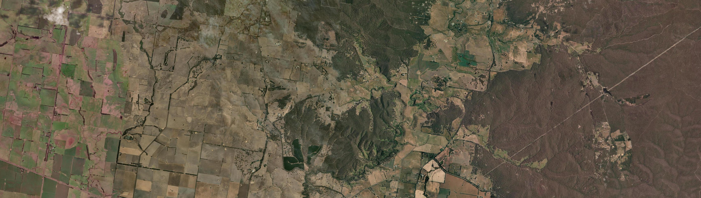Aerial view of Happy Valley (Golden Plains - Vic.), VIC