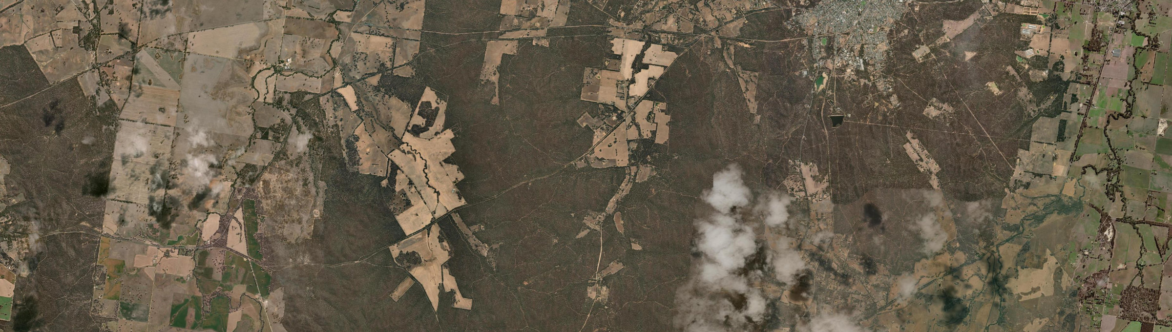 Aerial view of Adelaide Lead, VIC