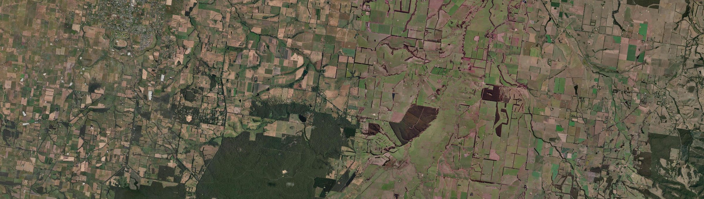 Aerial view of Yeodene, VIC