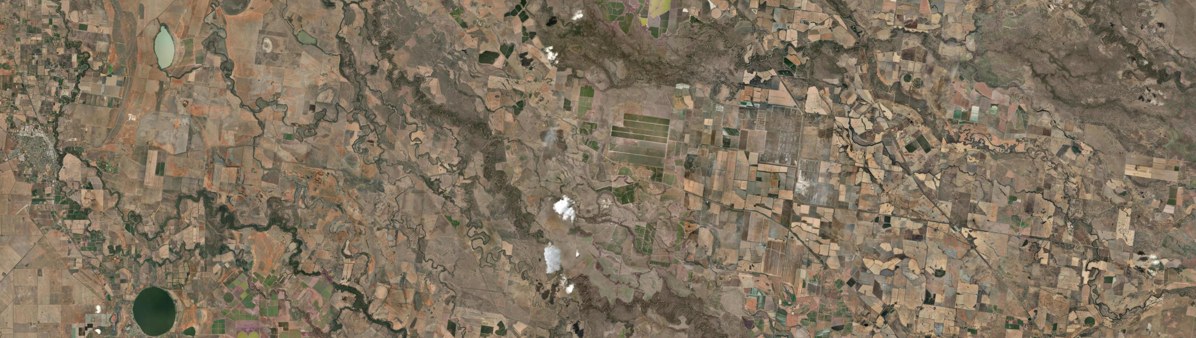 Aerial view of Noorong, NSW