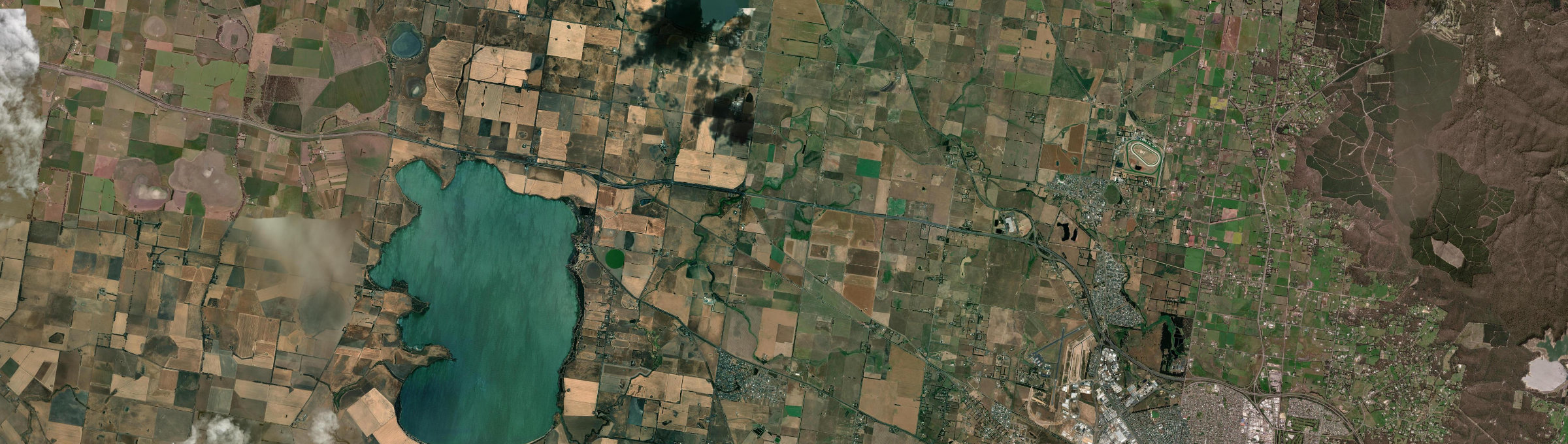 Aerial view of Windermere (Vic.), VIC