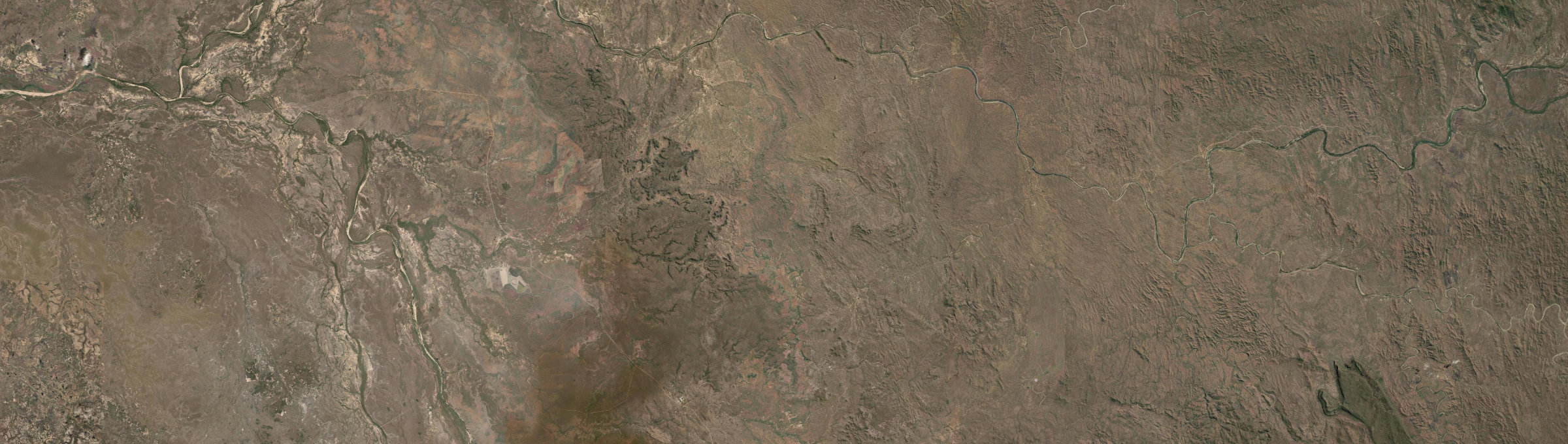 Aerial view of Bellevue (Qld), QLD