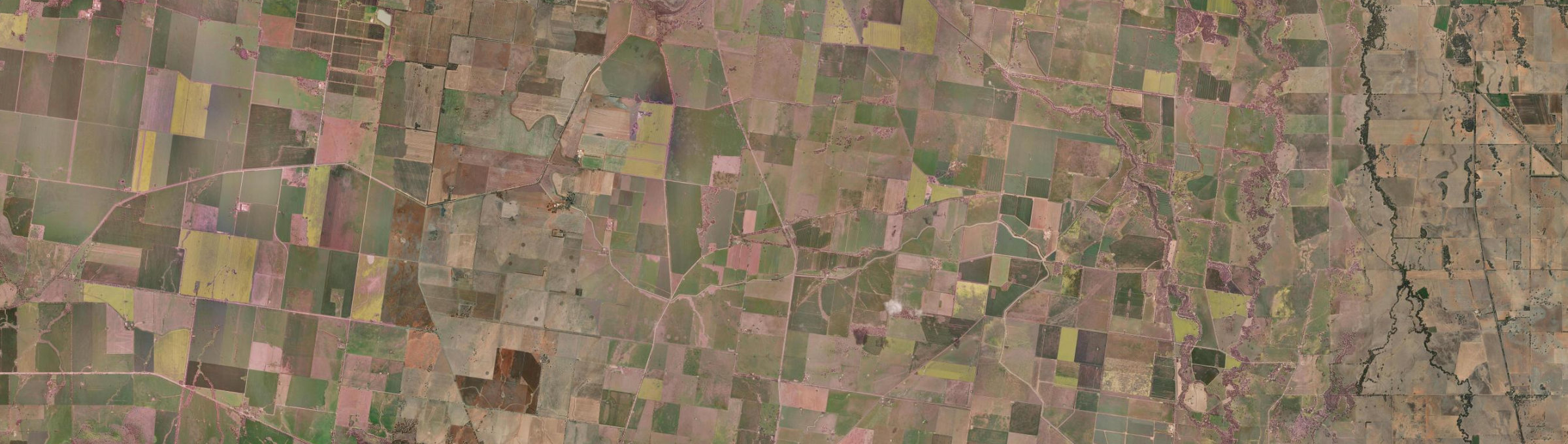 Aerial view of Mysia, VIC