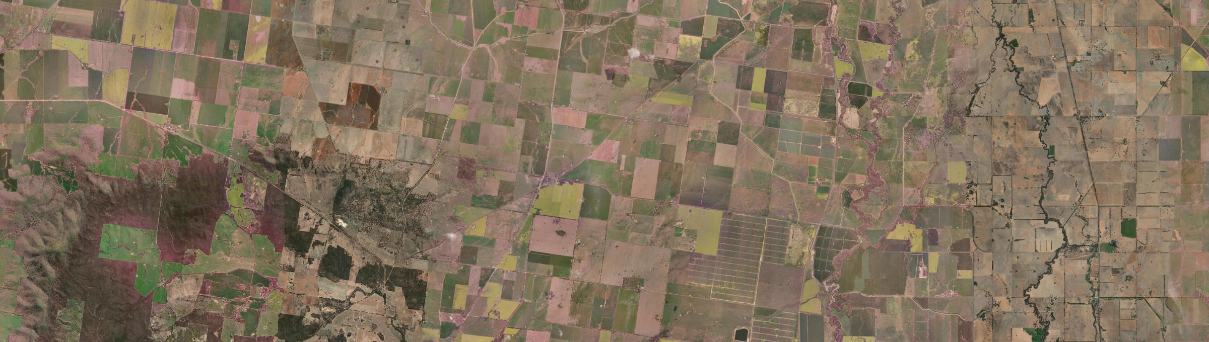 Aerial view of Borung, VIC