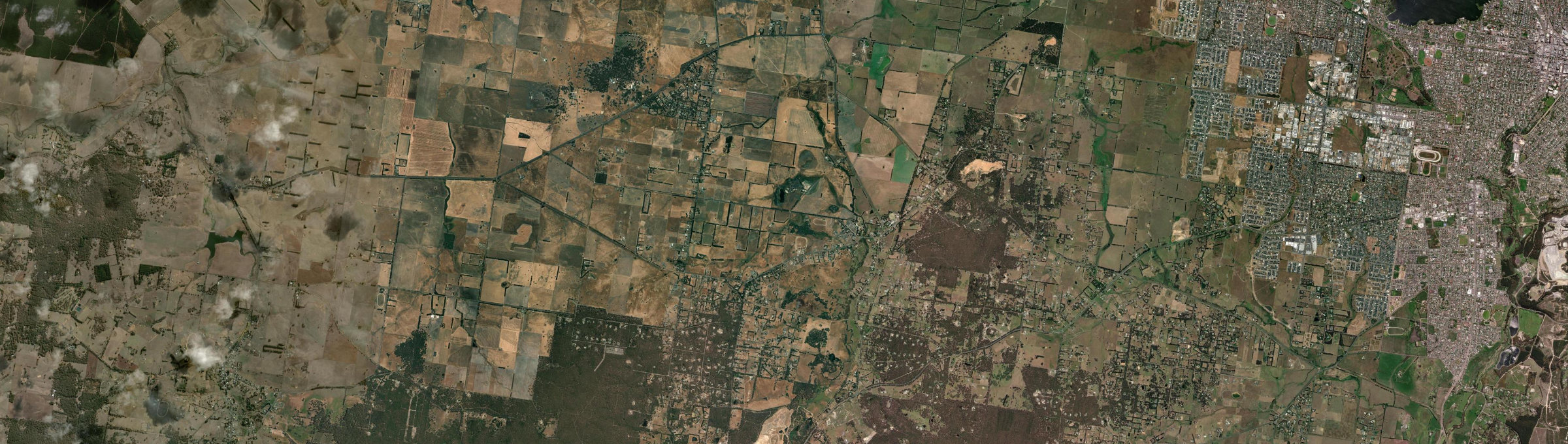 Aerial view of Haddon, VIC