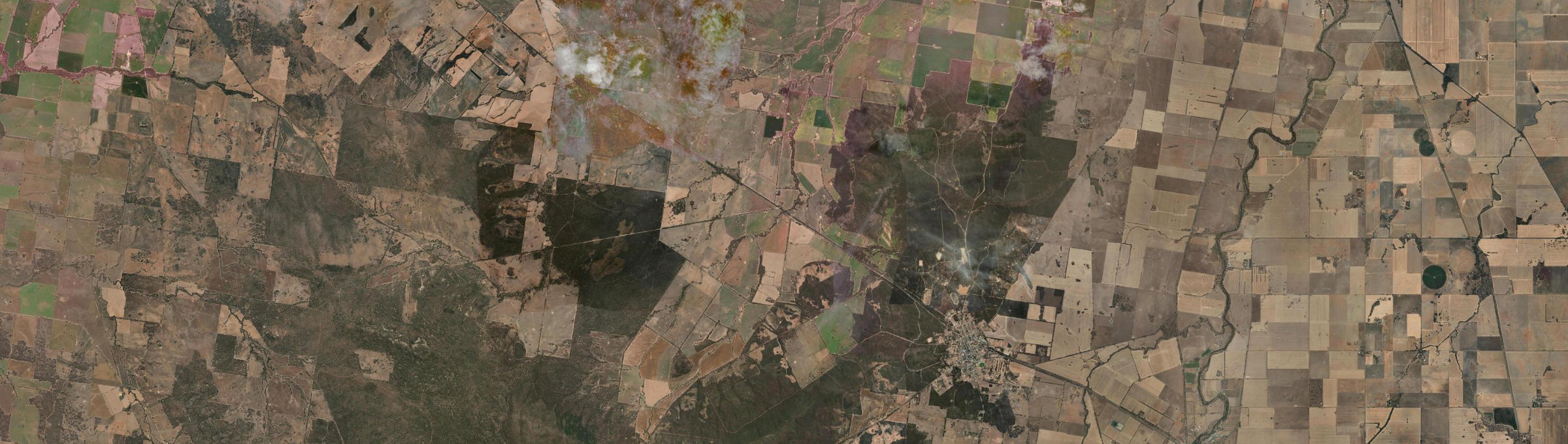 Aerial view of Kurting, VIC