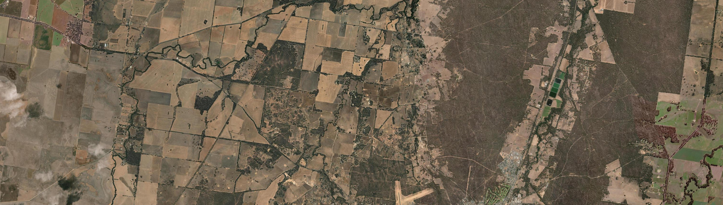 Aerial view of Bowenvale, VIC