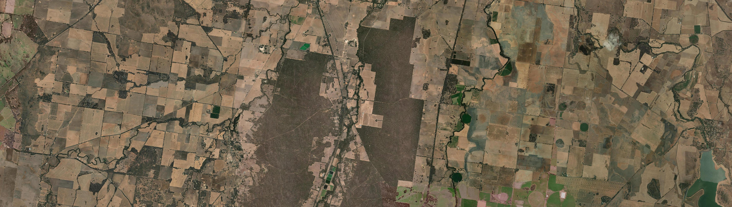 Aerial view of Havelock, VIC