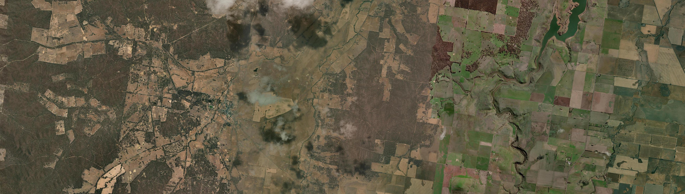 Aerial view of Red Lion, VIC