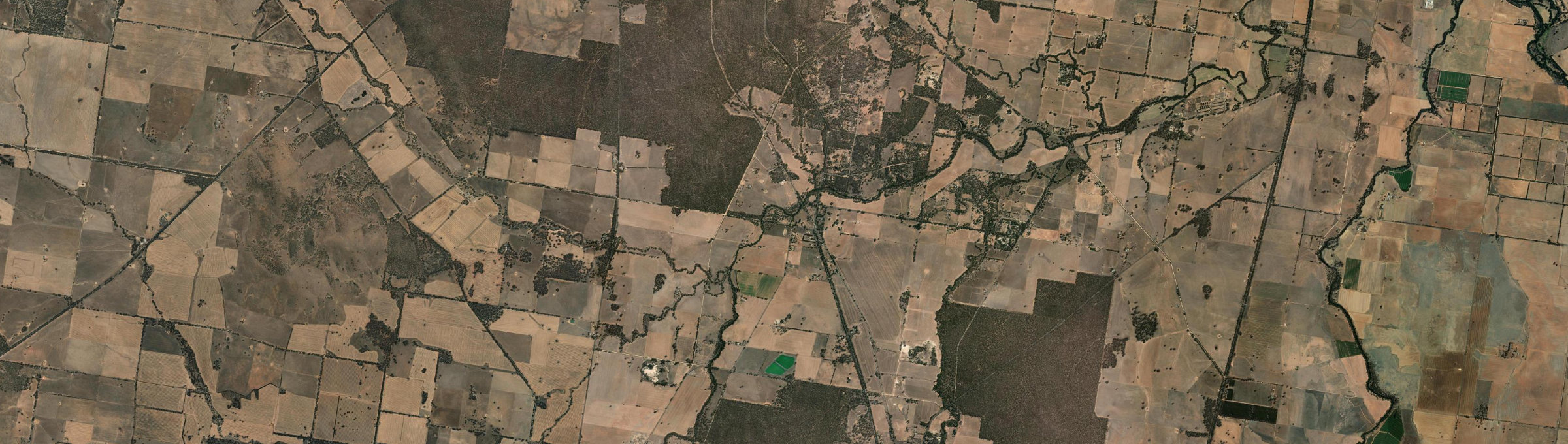 Aerial view of Bet Bet, VIC