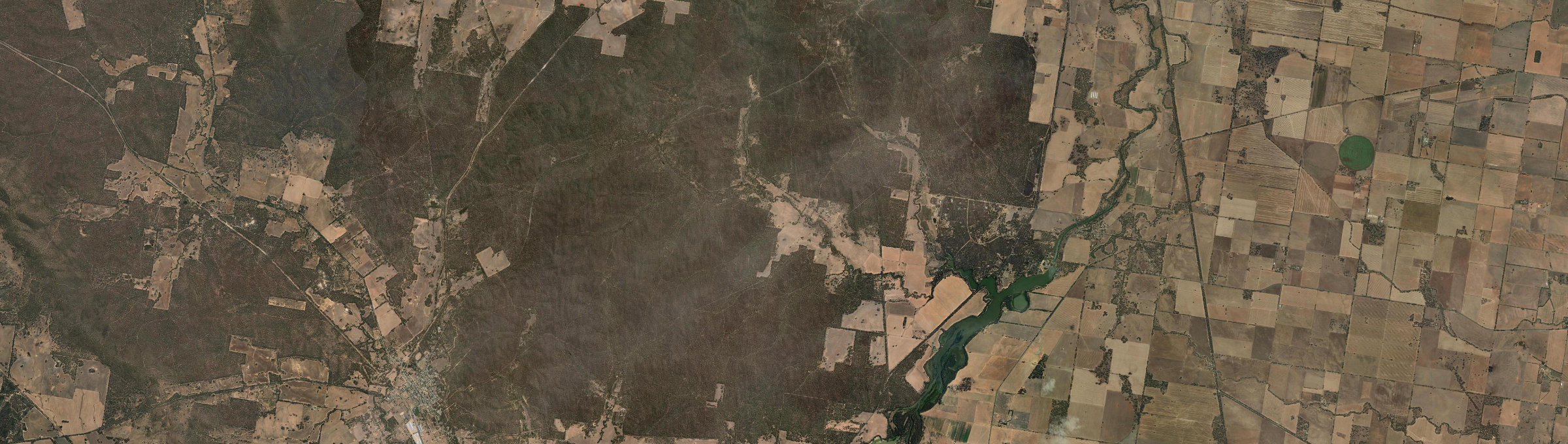 Aerial view of Waanyarra, VIC