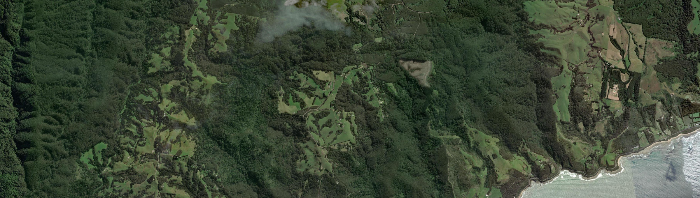 Aerial view of Skenes Creek North, VIC