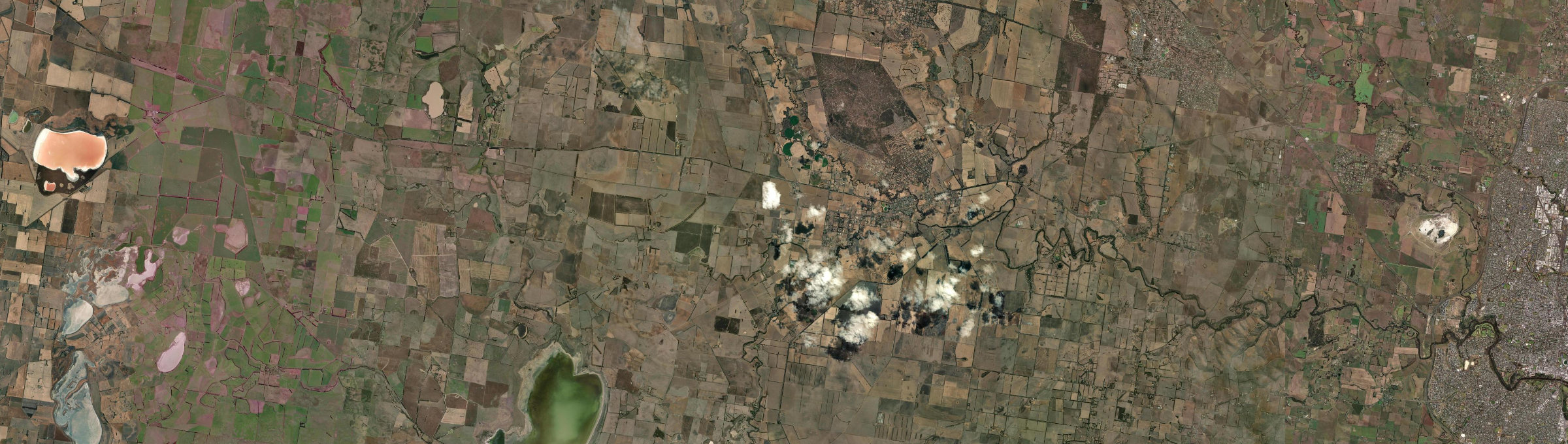 Aerial view of Inverleigh, VIC