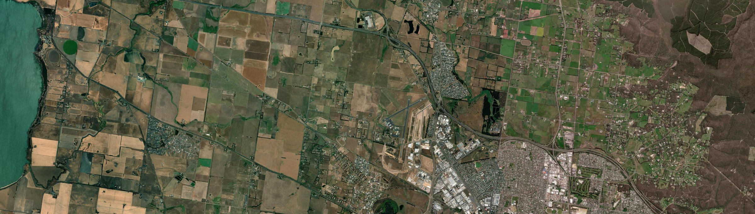 Aerial view of Mitchell Park (Vic.), VIC