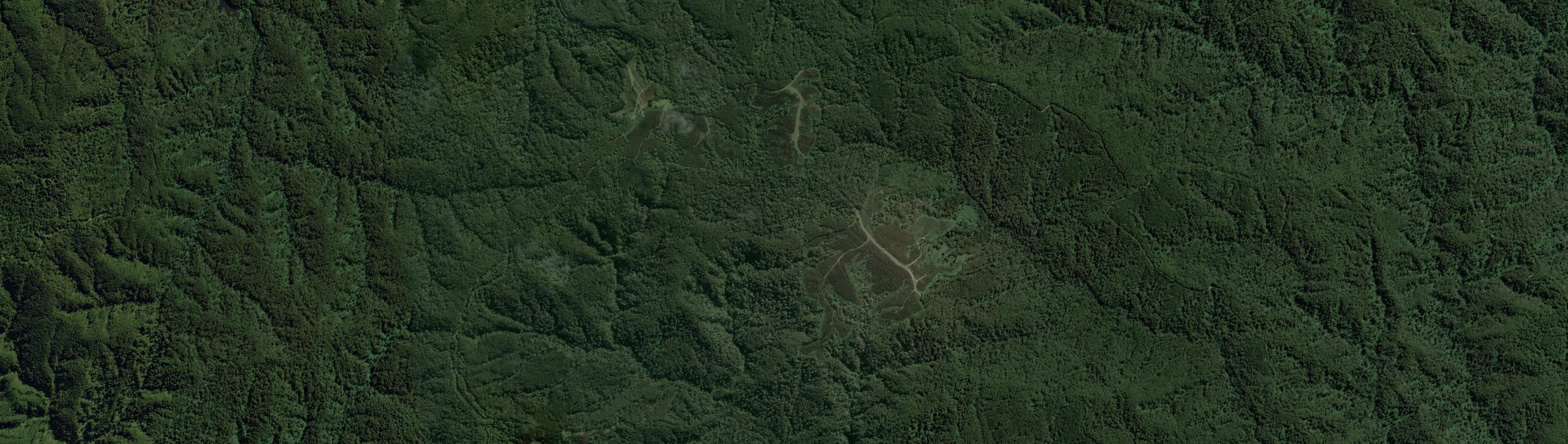 Aerial view of Mount Sabine, VIC